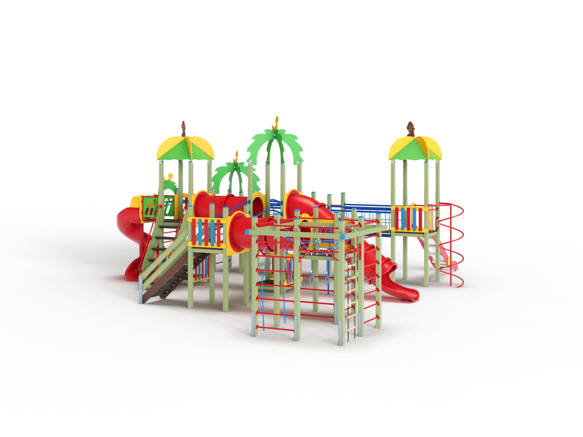 ДИК 9.202-ДЕРЕВО Детский игровой комплекс Н=1500 мм, 1800 мм