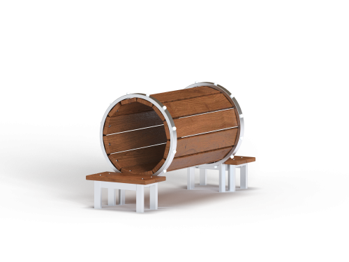 ДП 2.220 Тунель из бревен