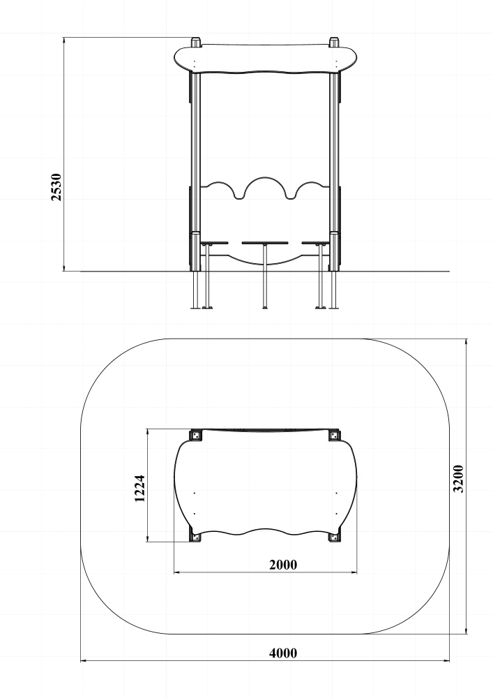 МФ 5.401 Навес с ДПС тематикой