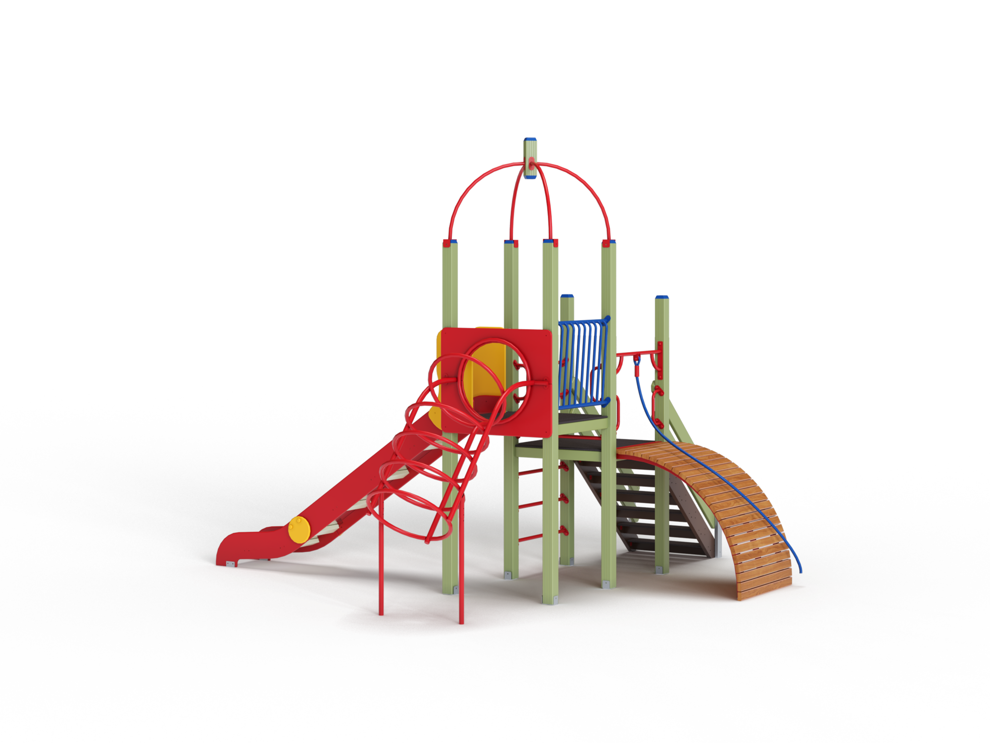 ДИК 1.226-ДЕРЕВО Детский игровой комплекс Н=1500