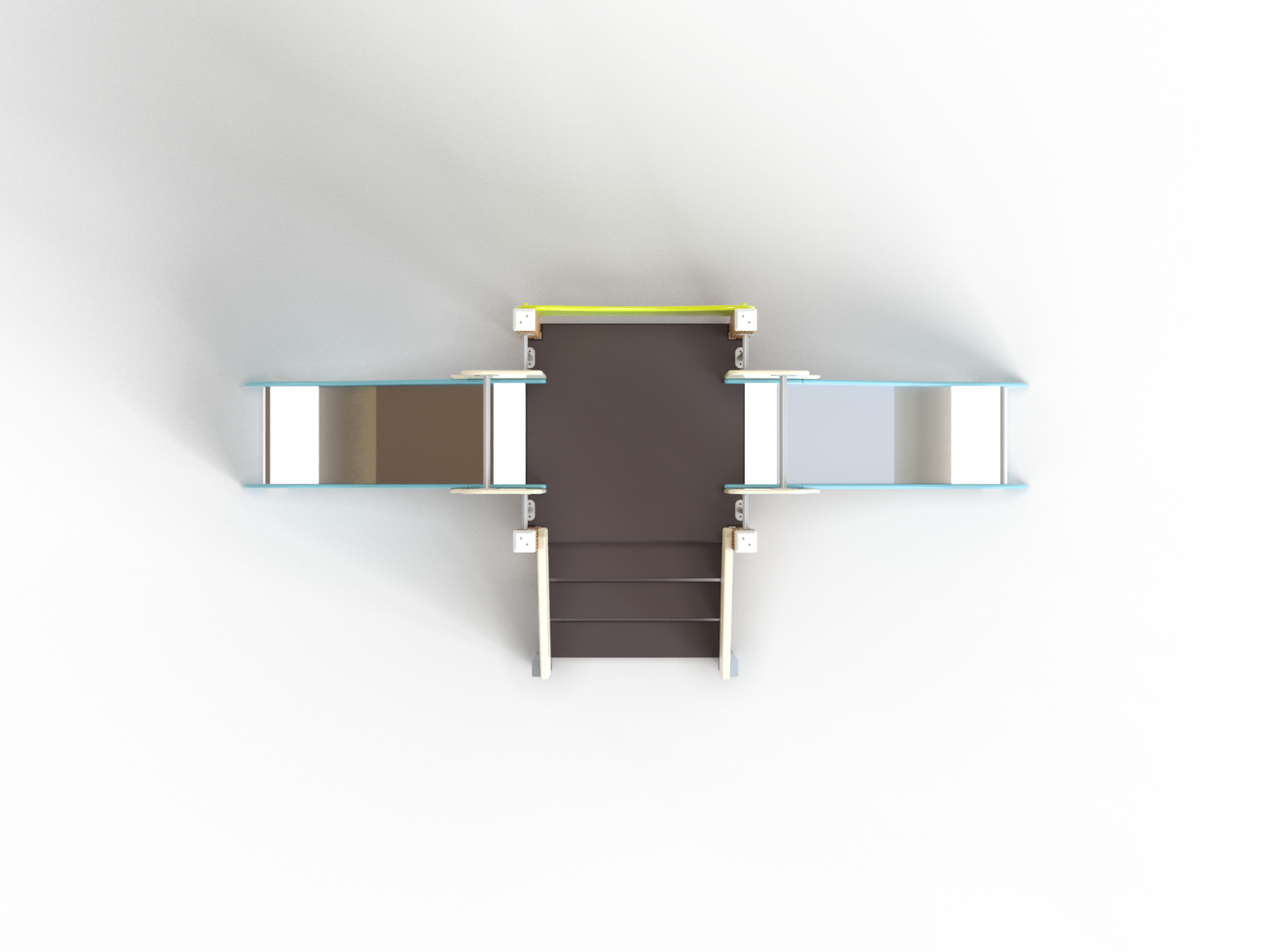 ДИО 5.02-ДПК Горка мини двойная Н=700 мм