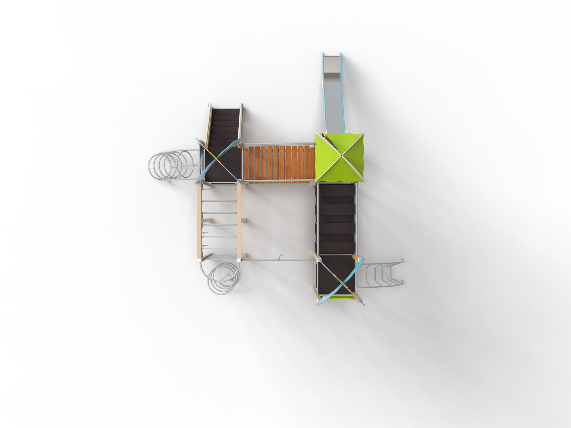 ДИК 3.215-ДПК Детский игровой комплекс Н=1500 мм