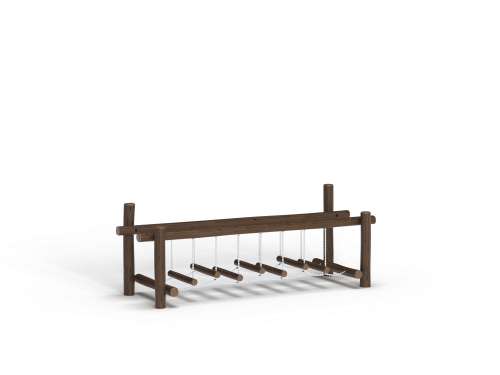 ДП 3.10 Подвесной мостик на бревнах