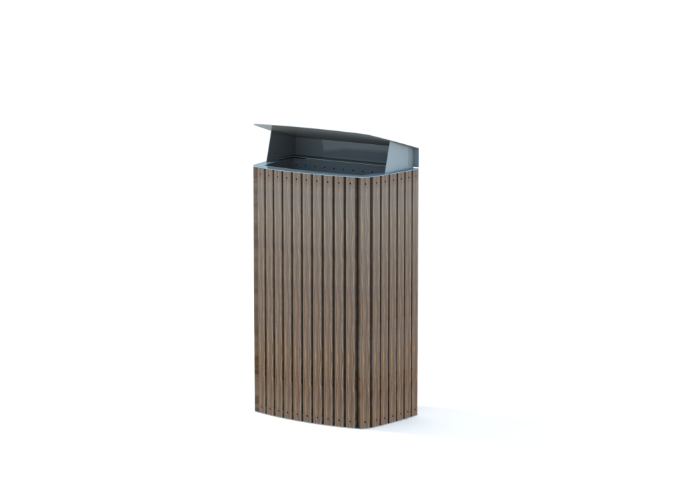 МФ 6.421 Урна из ДПК и металла 120 литр.