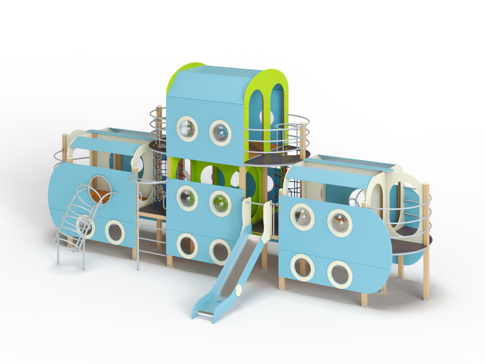 ДИК 9.24-ДЕРЕВО Детский игровой комплек Н=1200 мм, 2700 мм