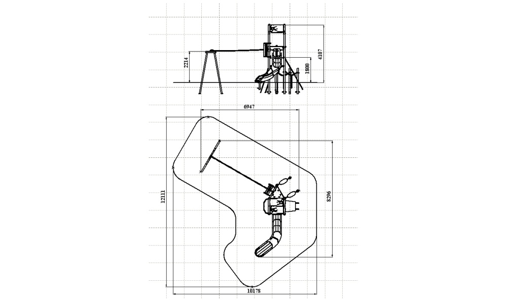 УК 7.821 Универсальный комплекс башня с рельсом