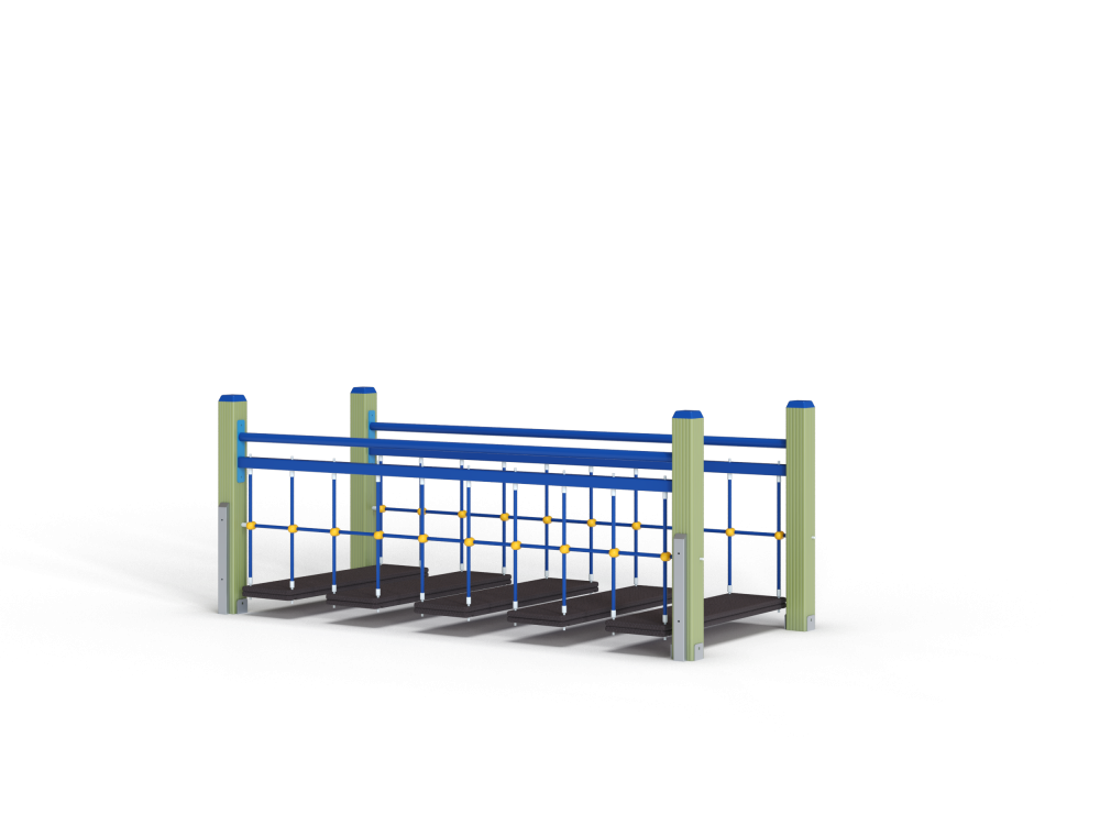 СО 3.10 Подвесной мостик на столбах