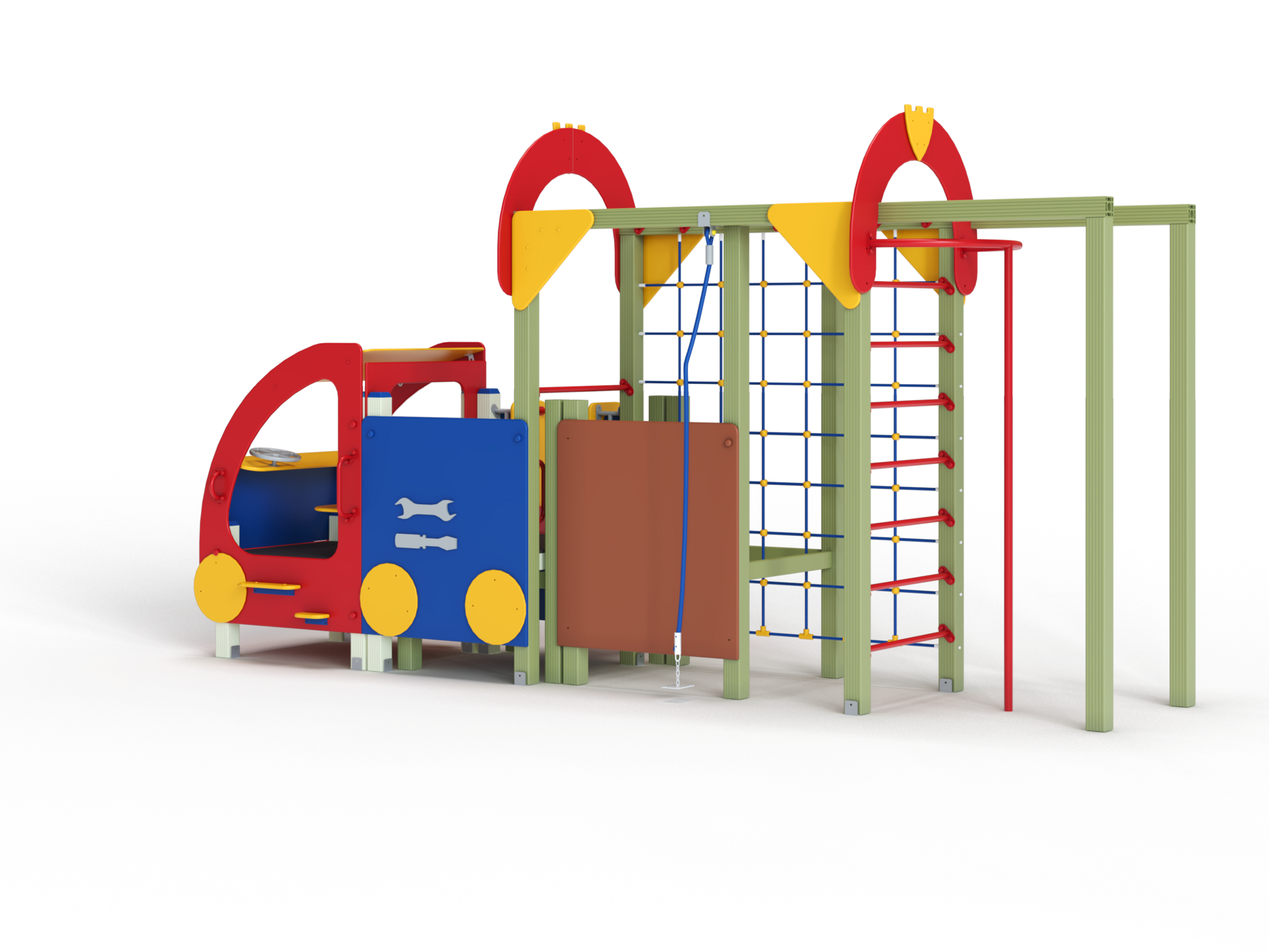 МФ 4.022 Машина с горкой Н=700