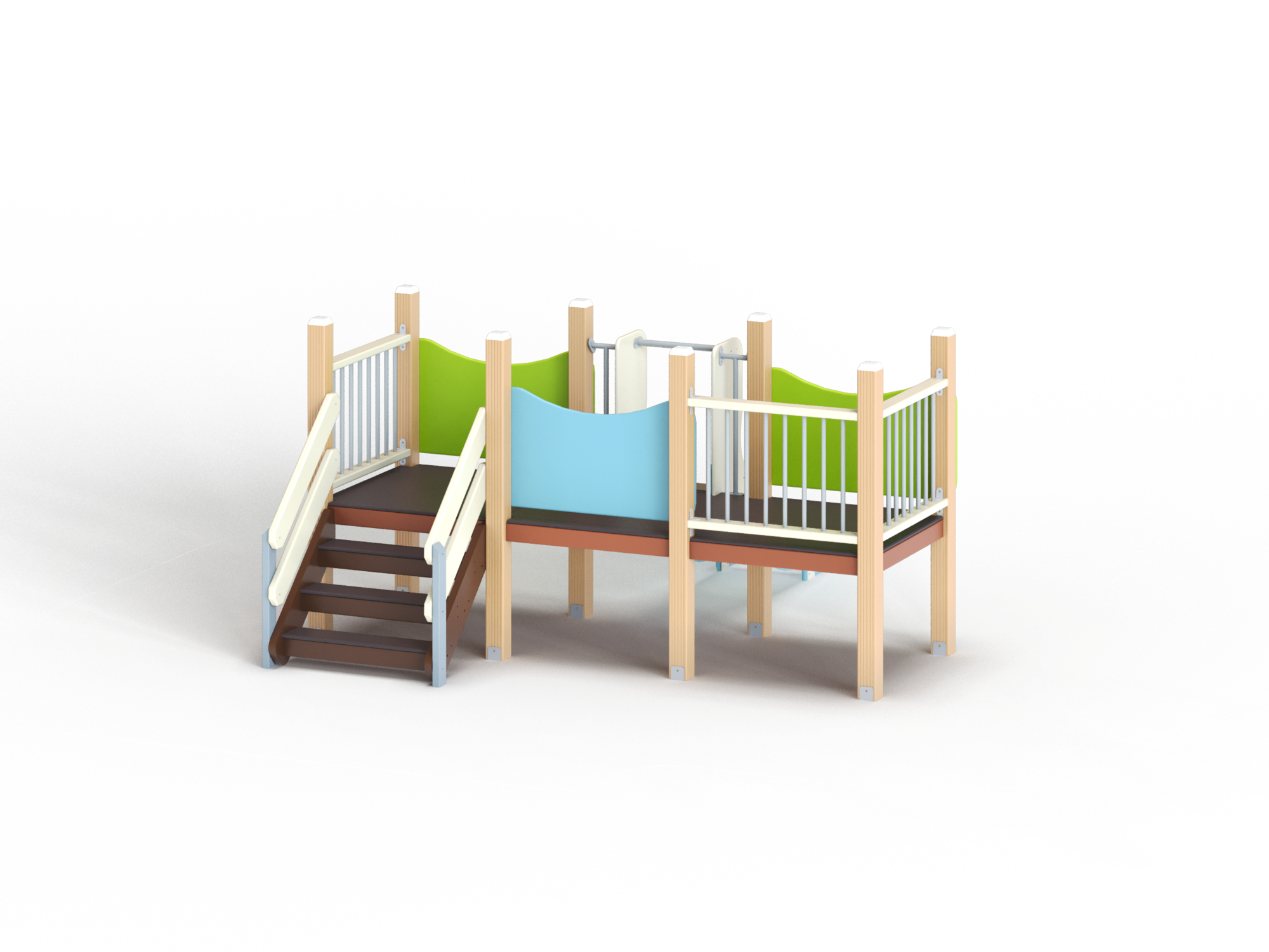 ДИО 5.023-ДПК Закрытый манеж с горкой Н=700