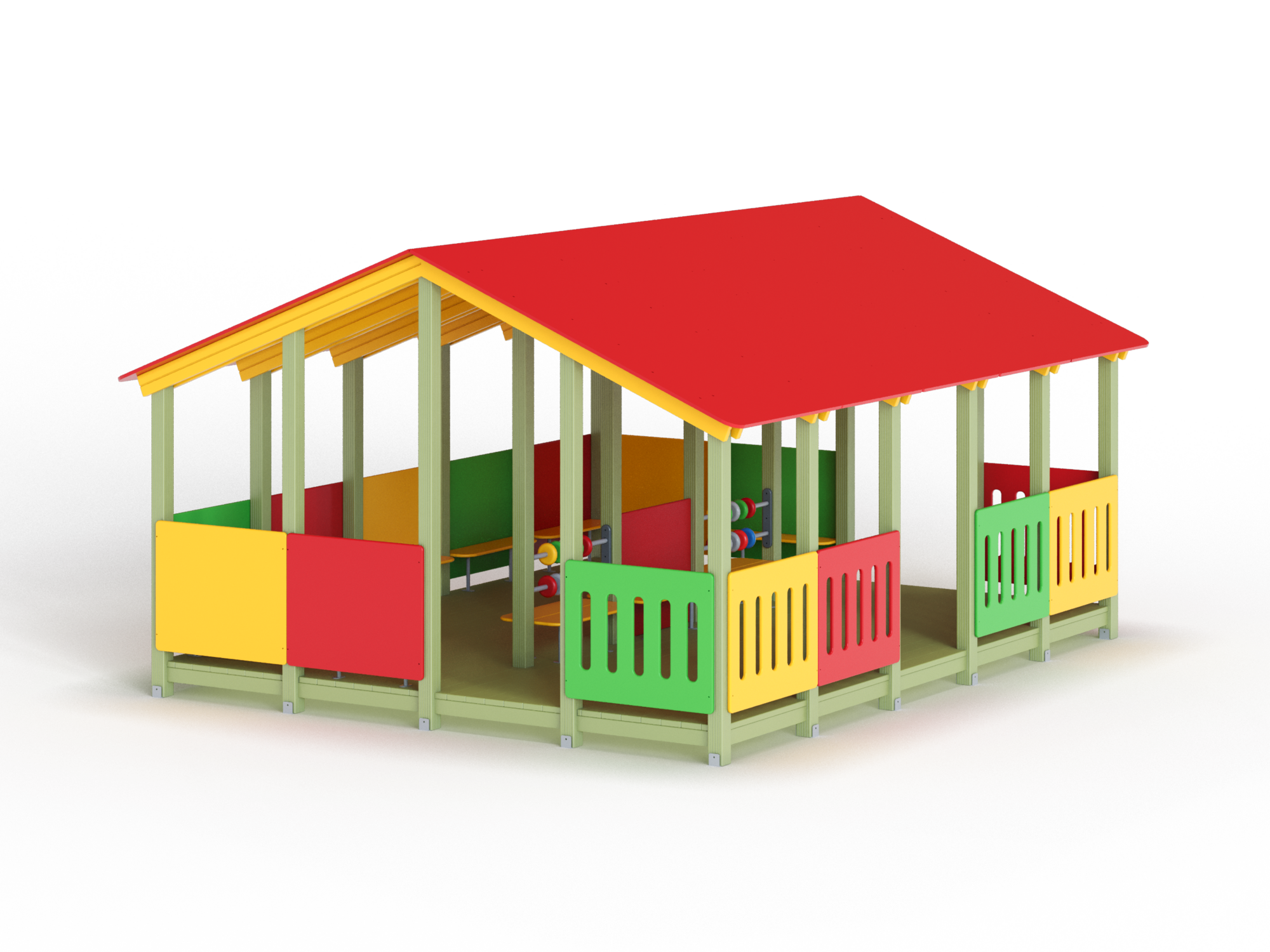 МФ 5.192-ДЕРЕВО Веранда деревянная 5х4