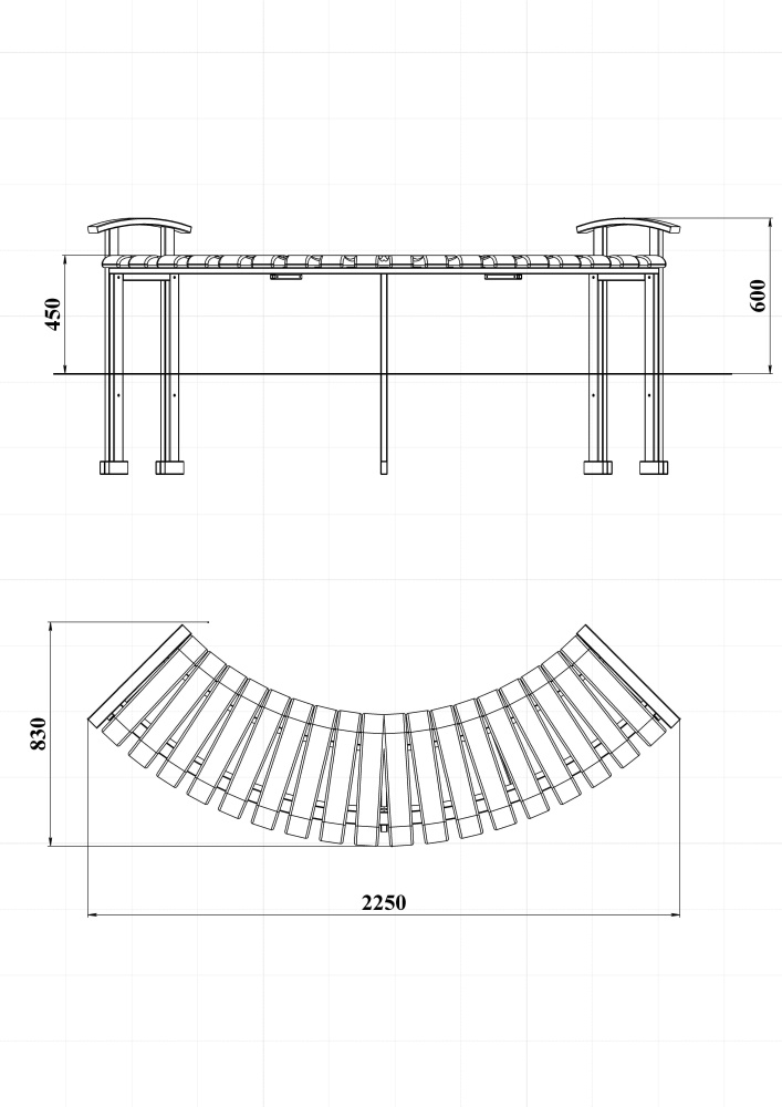 МФ 1.161 Лавочка Парк