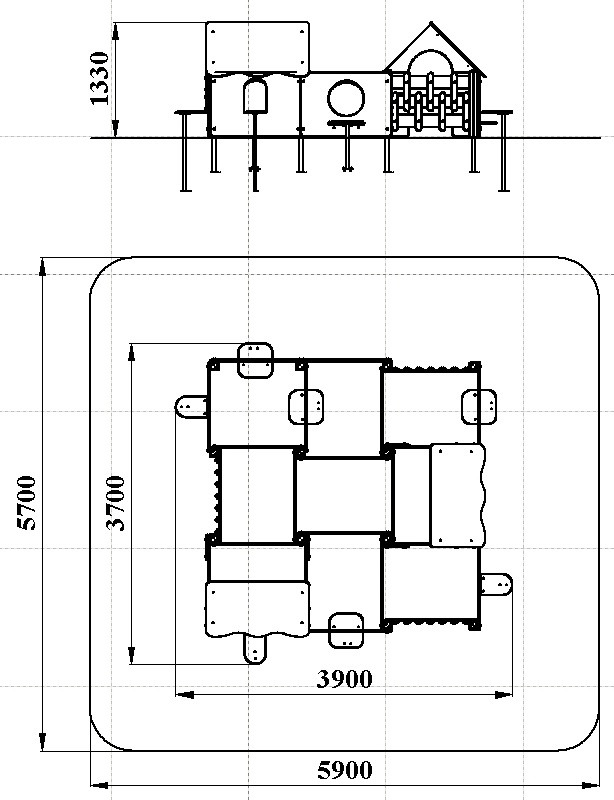 МФ 5.169-ДПК Лабиринт 9 секций