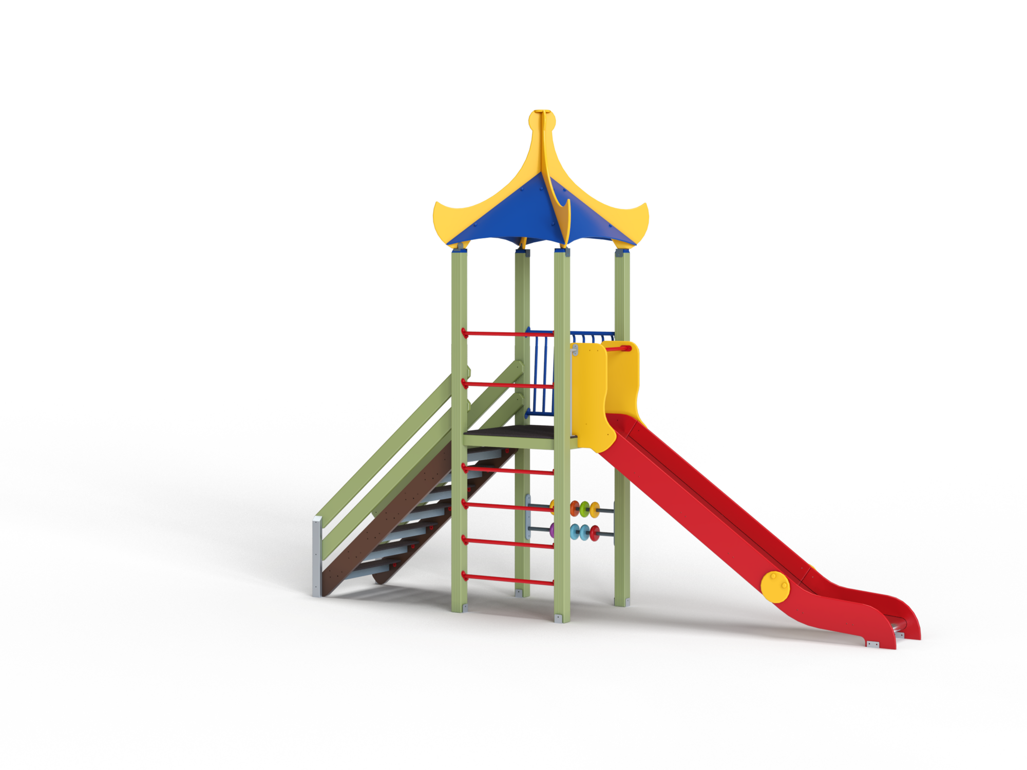 ДИК 1.013-ДЕРЕВО Детский игровой комплекс  Н=1500