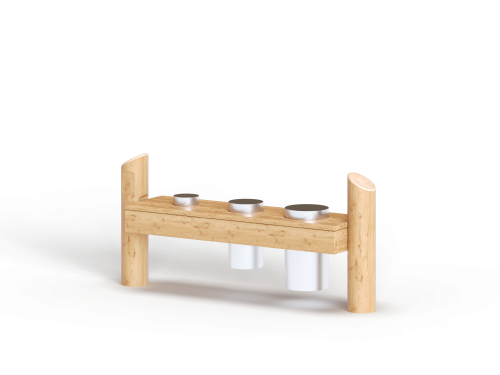 ДП 2.201 Ударная панель из бревен