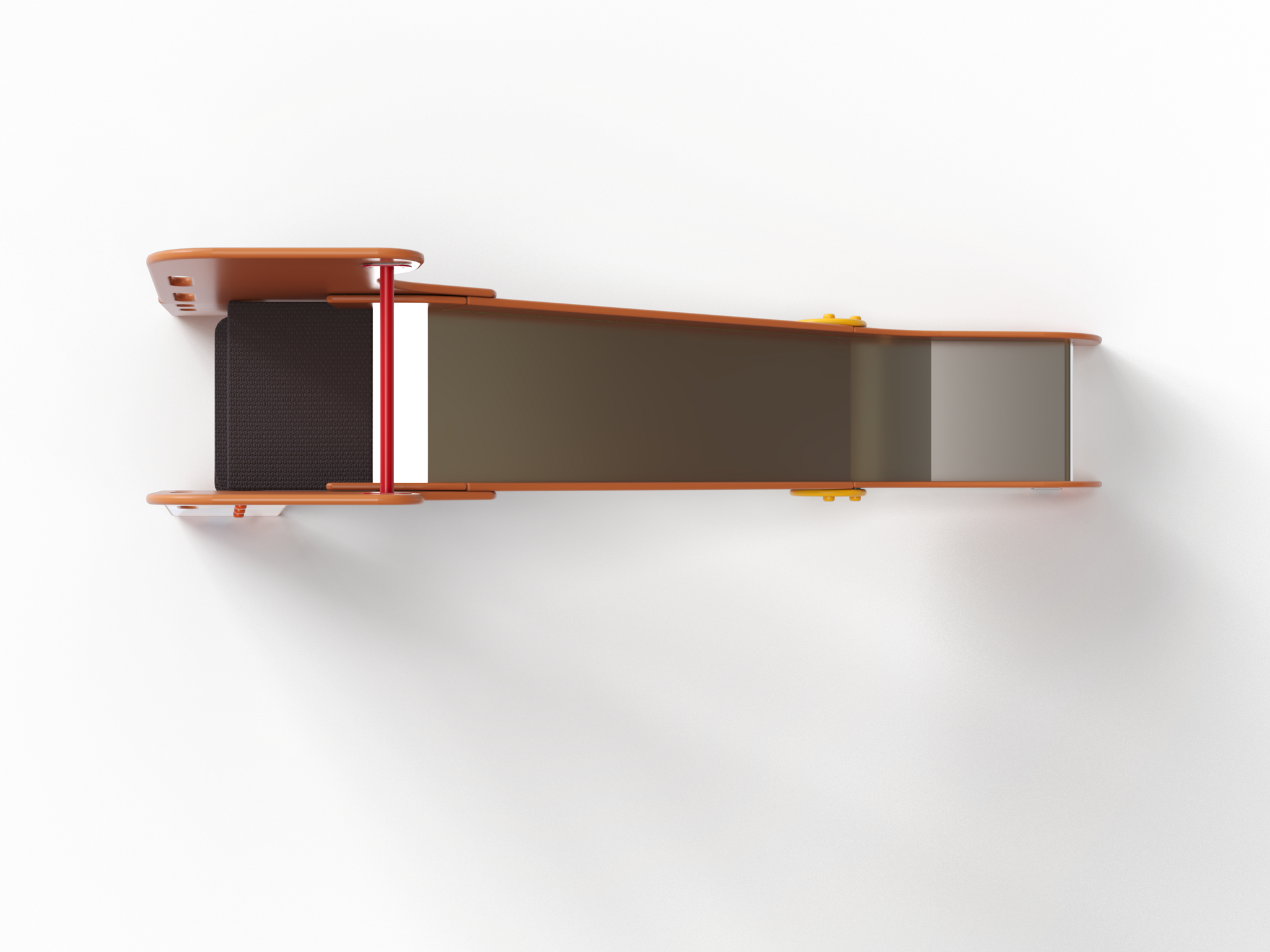 ДИО 5.0421 Горка с деревянными перилами  Граффити H=1200 мм