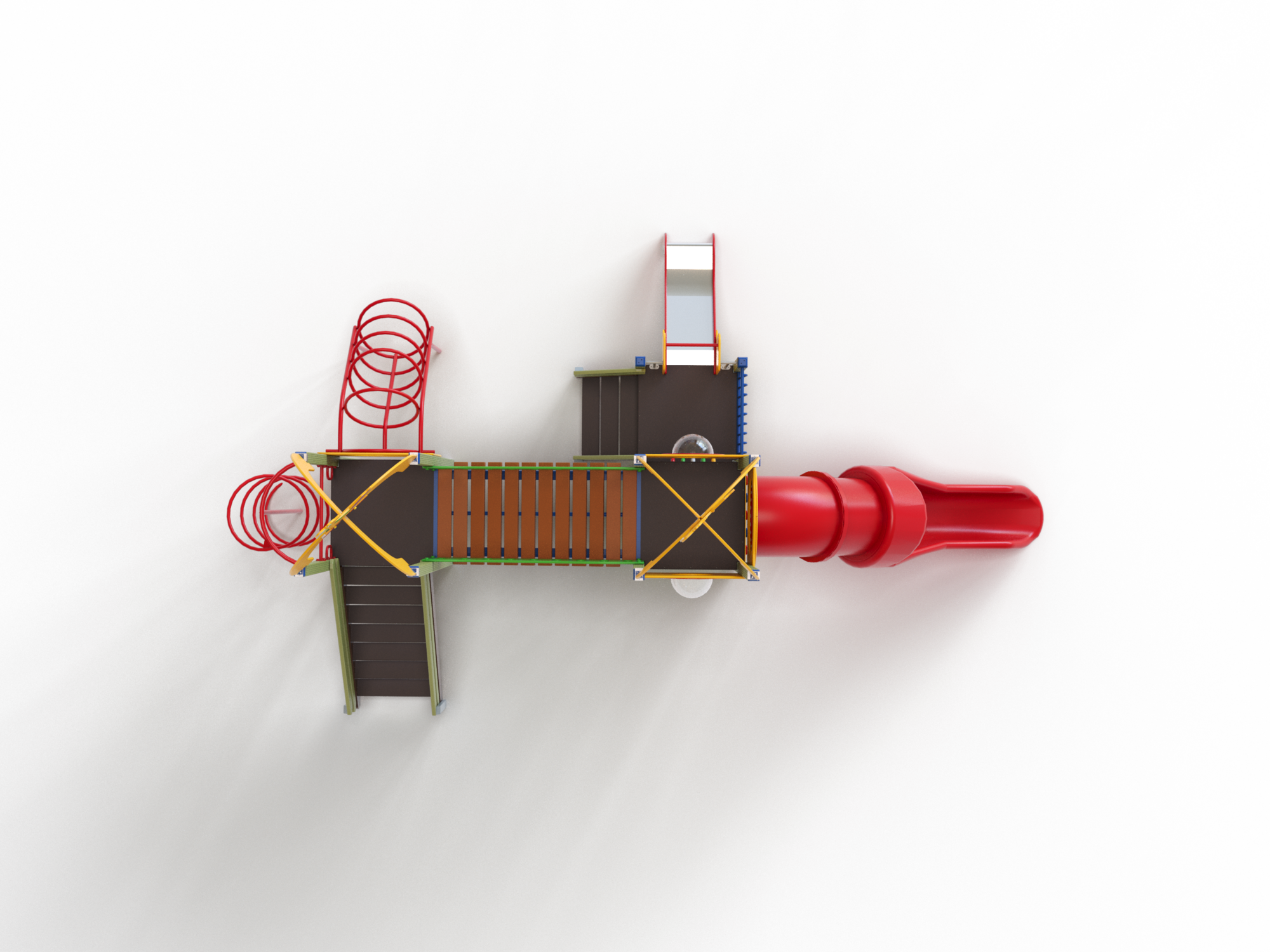 ДИК 9.023-ДЕРЕВО Детский игровой комплекс Н=700 мм, 1800 мм