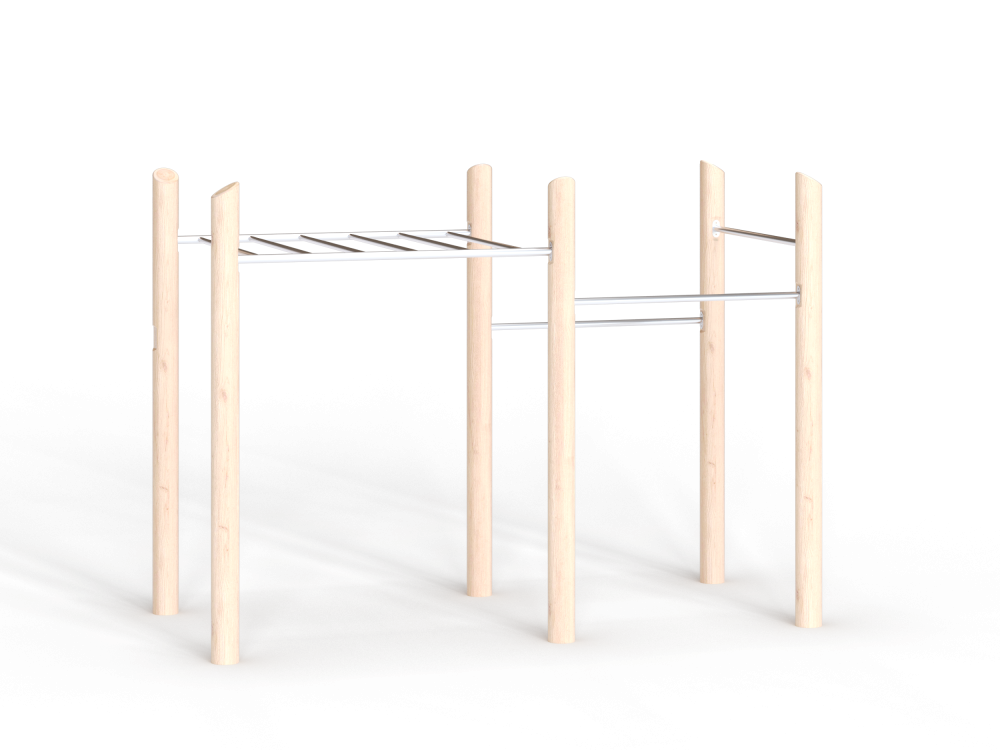 ДП 7.391-К Комплекс универсальный на бревнах