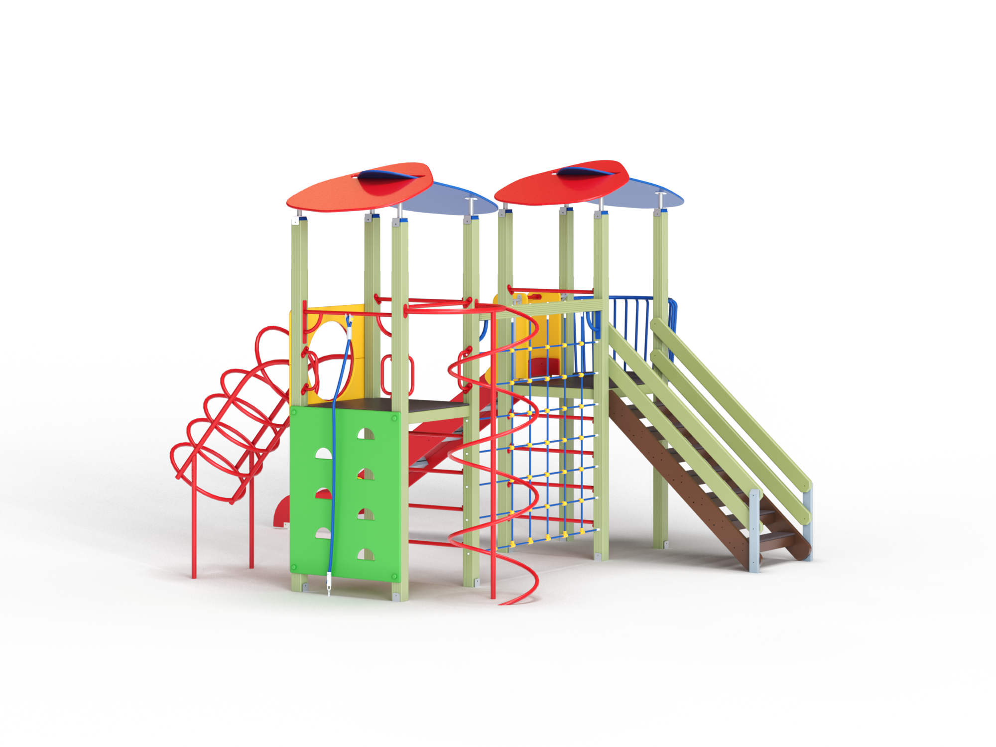 ДИК 2.104-ДЕРЕВО Детский игровой комплекс Н=1500 мм