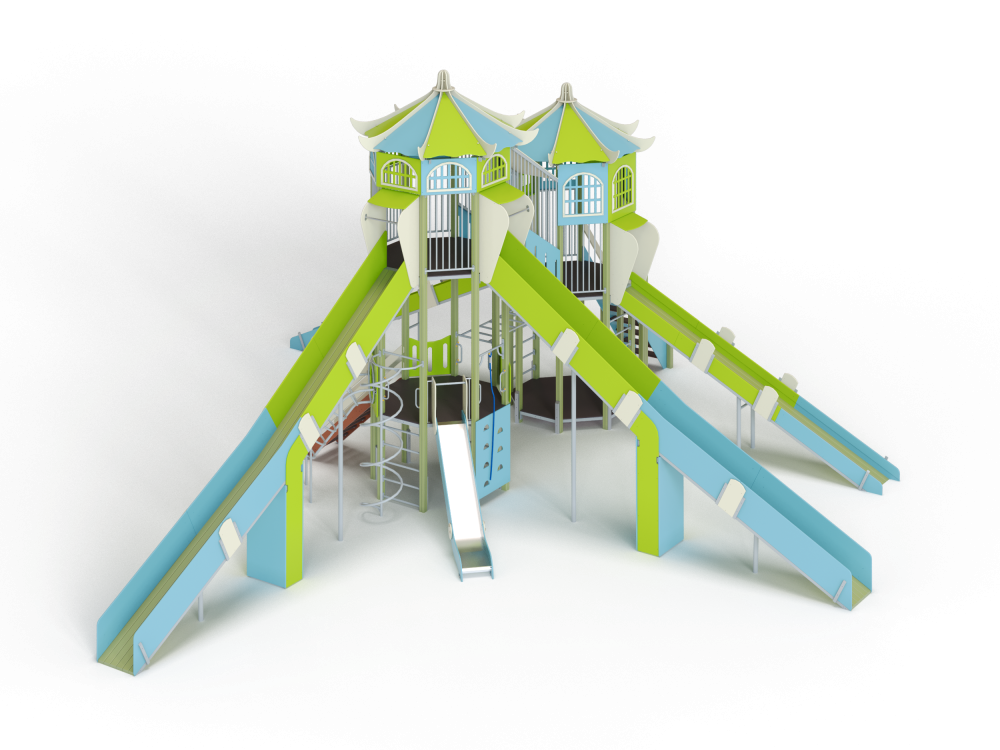 ДИК 7.031-ДЕРЕВО Детский игровой комплекс Н=900 мм, 2500 мм, 4000 мм