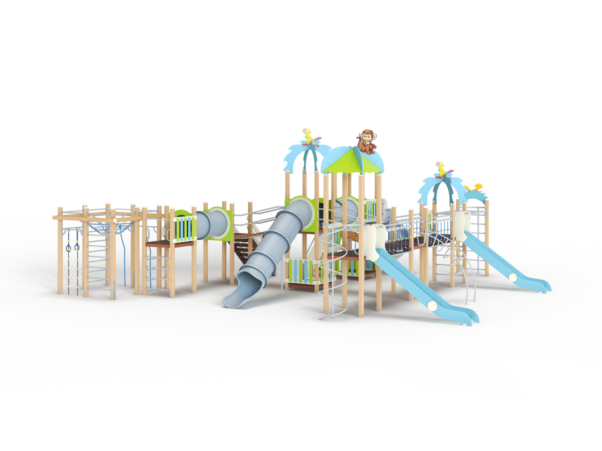 ДИК 9.202-ДПК Детский игровой комплекс Н=1500 мм, 1800 мм