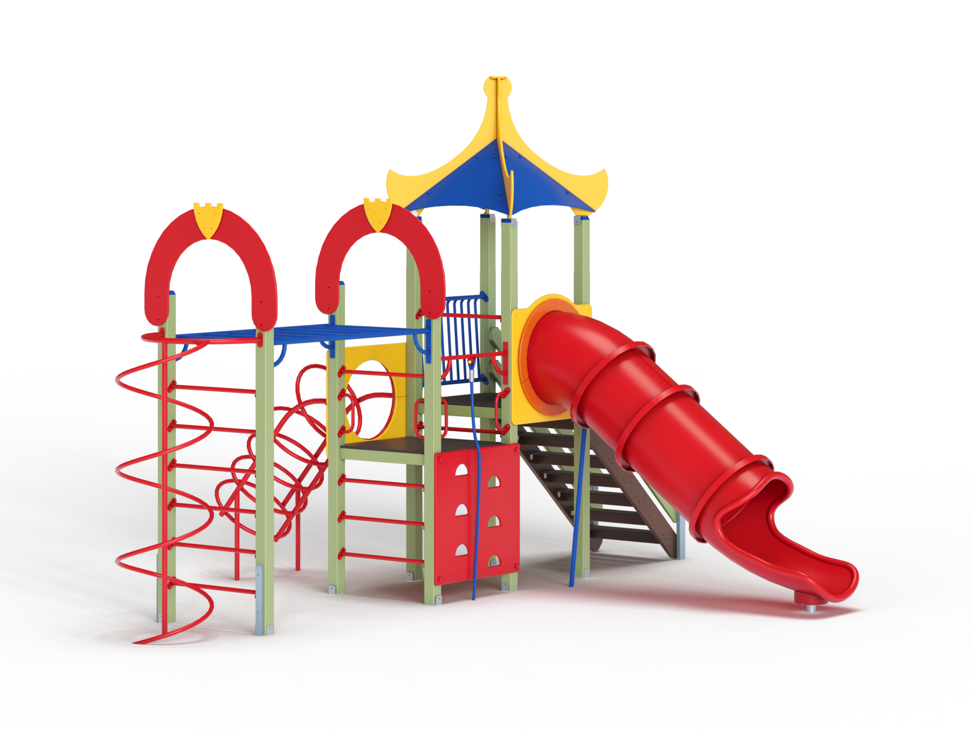 ДИК 1.253-ДЕРЕВО Детский игровой комплекс Н=1500