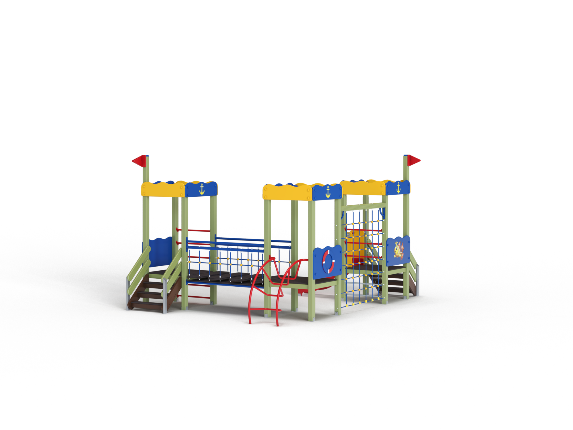 ДИК 3.12-ДЕРЕВО Детский игровой комплекс Н=700 мм