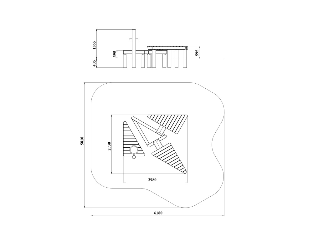 МФ 3.606 Песочница из бревен