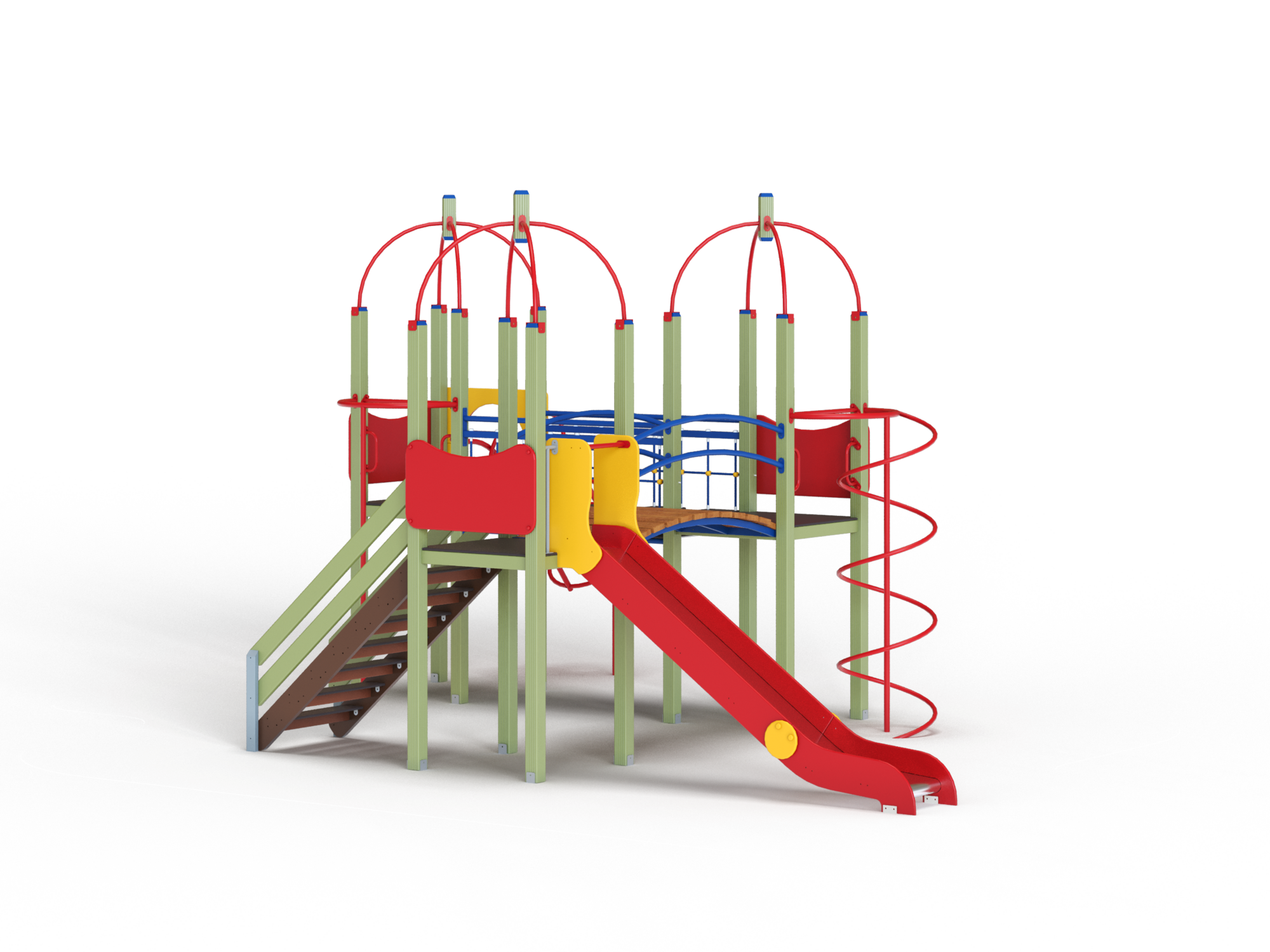 ДИК 3.165-ДЕРЕВО Детский игровой комплекс Н=1500 мм