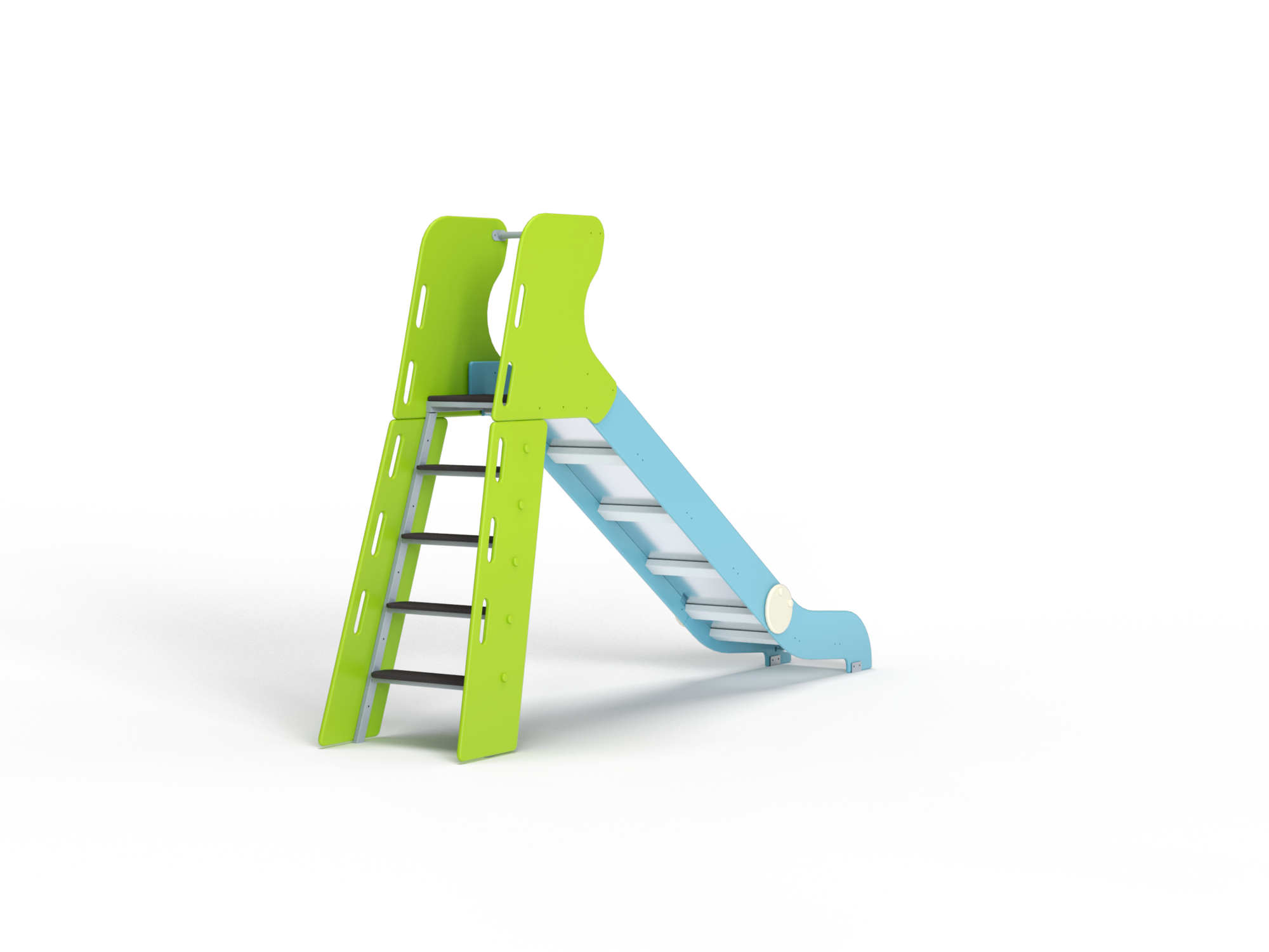 ДИО 5.043 Горка с деревянными перилами H=1500 мм