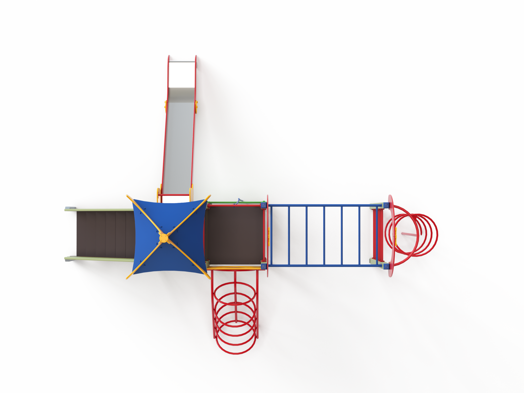 ДИК 1.251-ДЕРЕВО Детский игровой комплекс Н=1500