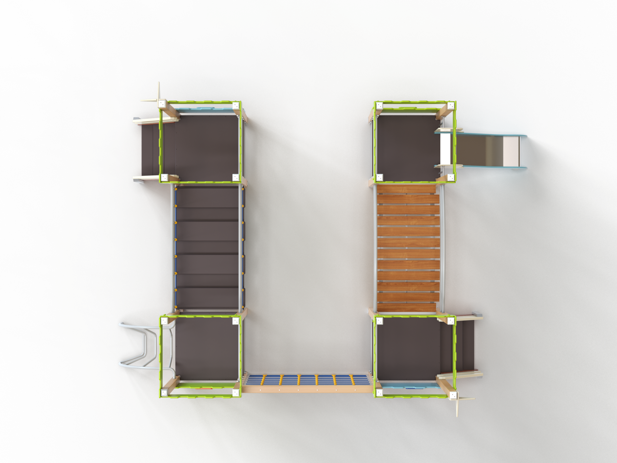 ДИК 4.05-ДПК Детский игровой комплекс Н=700 мм