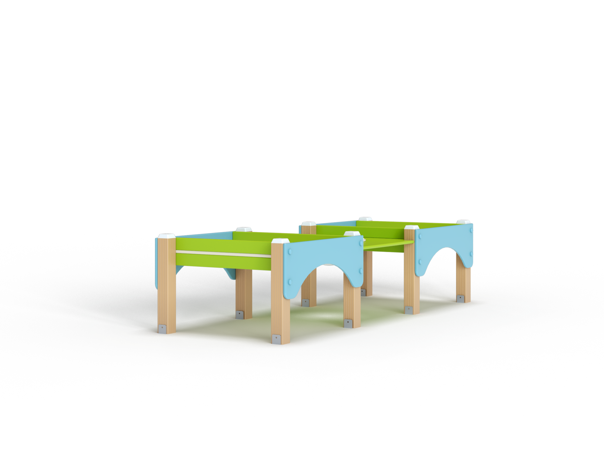 МФ 3.501-ДПК Стол песочница двойная низкая