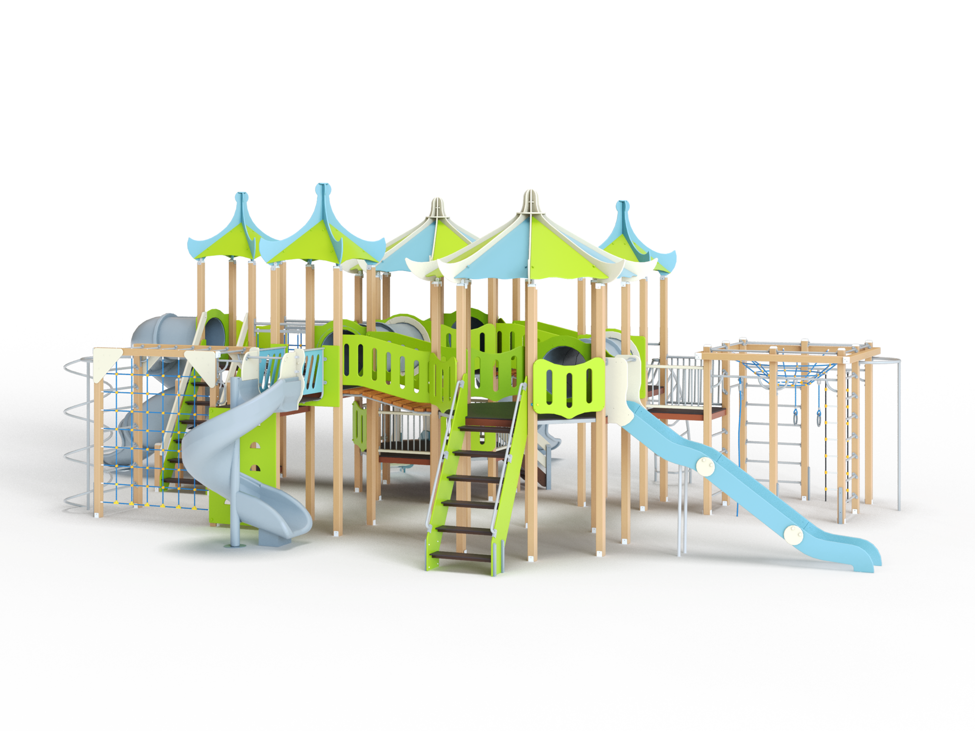 ДИК 5.06-ДПК Детский игровой комплекс Н=700 мм, 1500 мм, 2000 мм