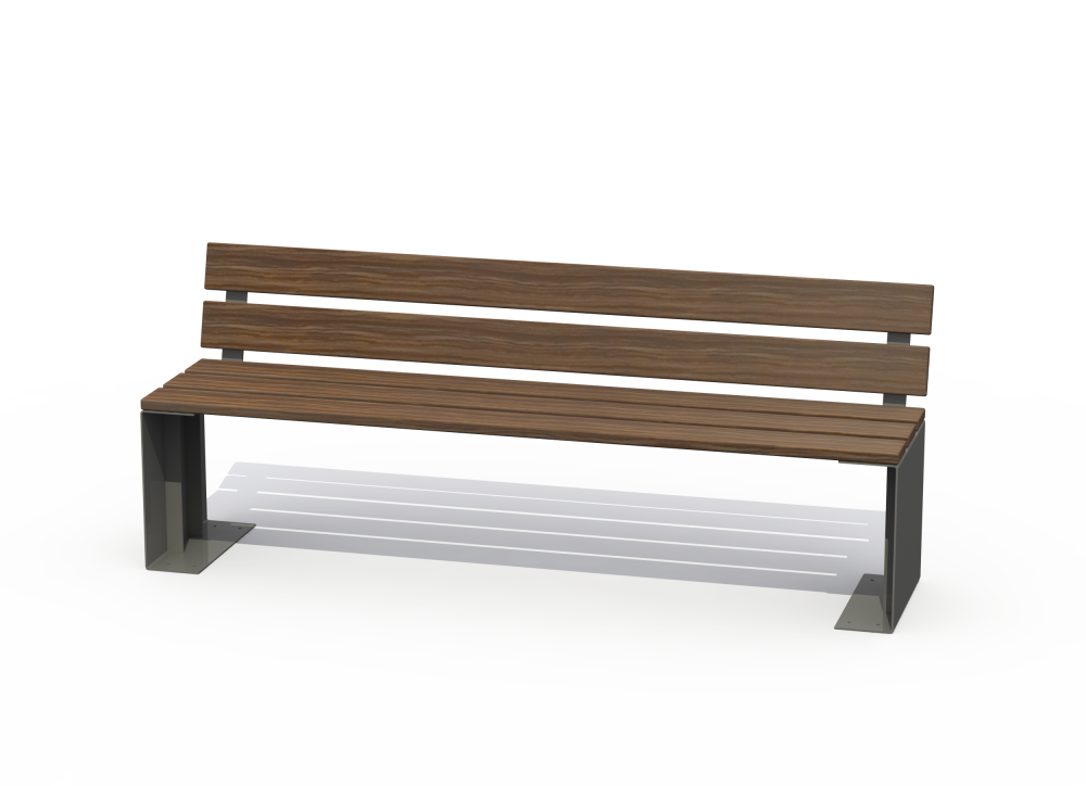 МФ 1.473 Скамейка со спинкой 2 метра