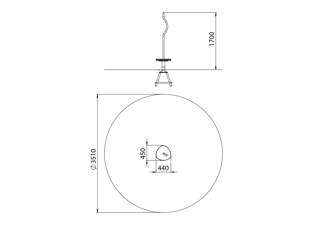 ДИО 2.31.01 Прутик игровой нерж