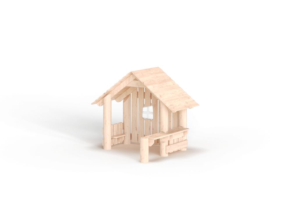 ДП 2.101-К Домик 2х1.65 из бревен