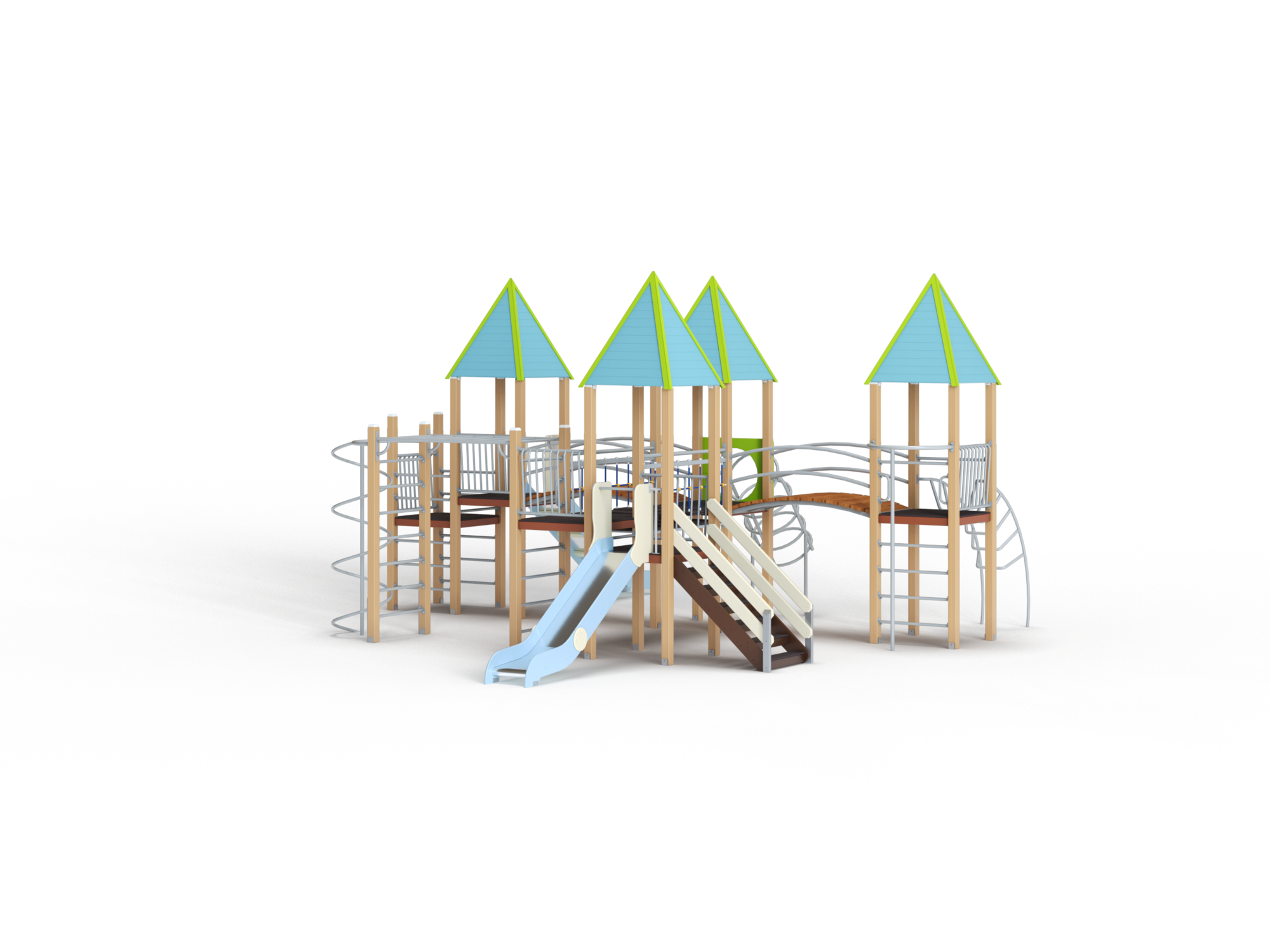 ДИК 4.171-ДПК Детский игровой комплекс Н=1200 мм, 1500 мм