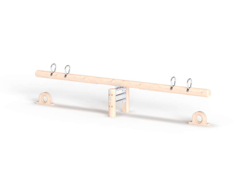 ДИО 3.696.01 Качалка балансир для четверых на бревне