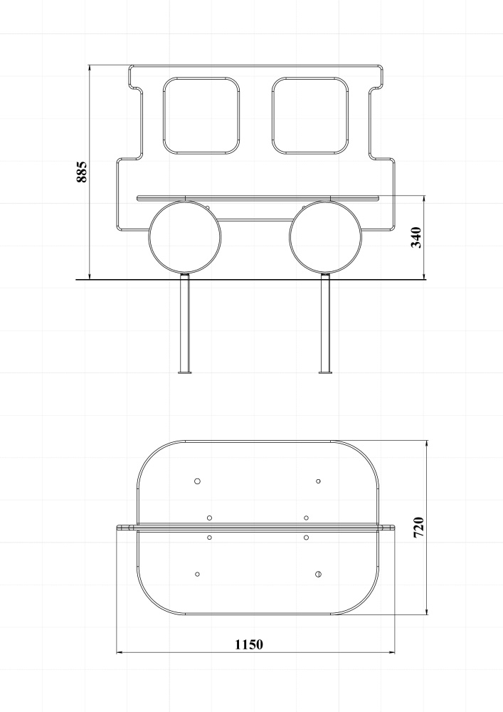 МФ 1.2021 Лавочка Вагончик Граффити 