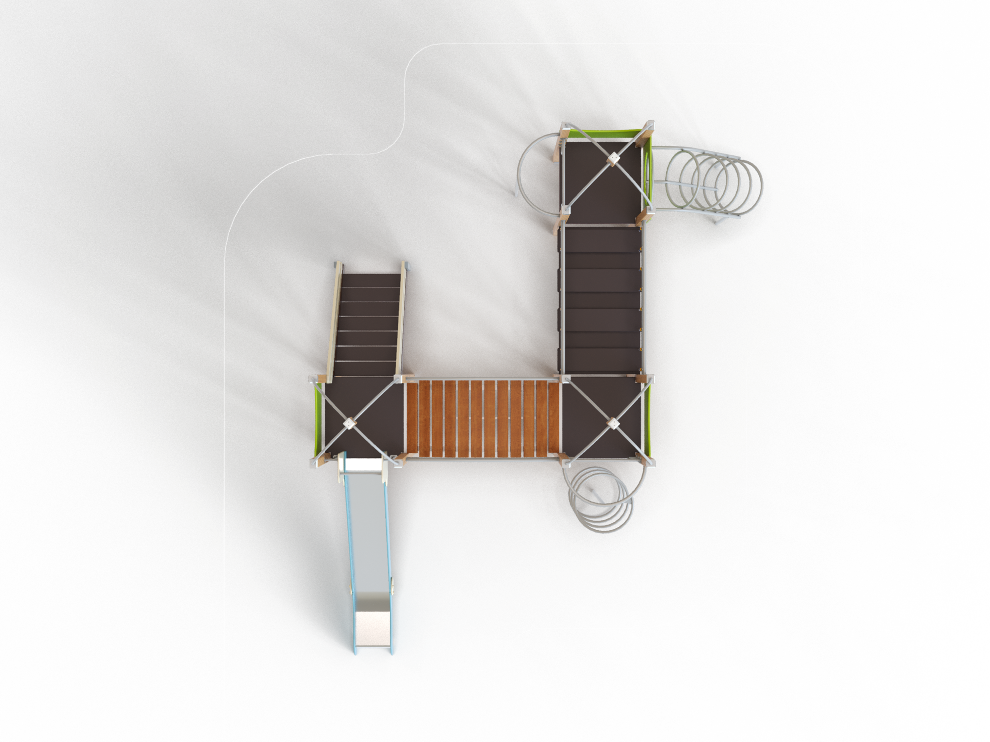 ДИК 3.165-ДПК Детский игровой комплекс Н=1500 мм