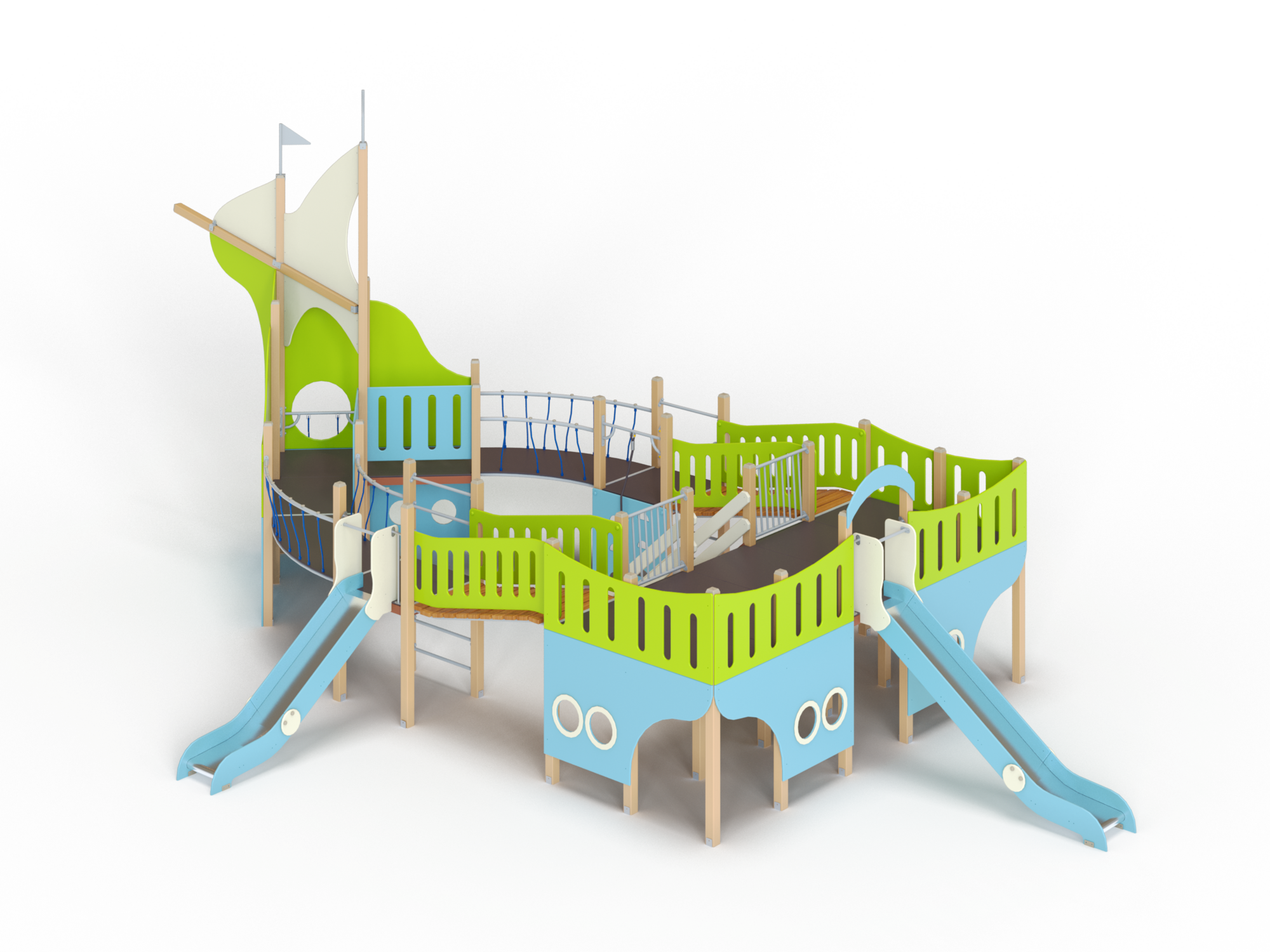 ДИК 7.072-ДЕРЕВО Детский игровой комплекс Н=1200,1500 мм