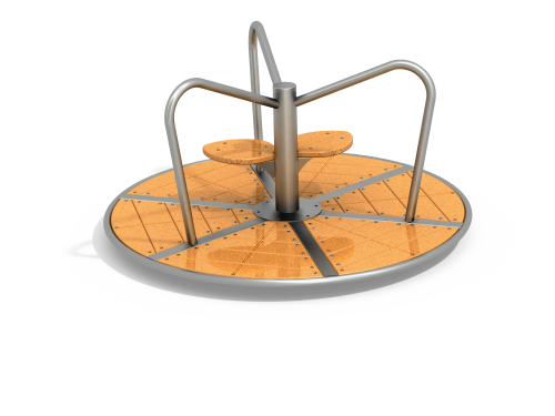 ДИО 2.42.11 Карусель Эко с 2 сидениями цинк