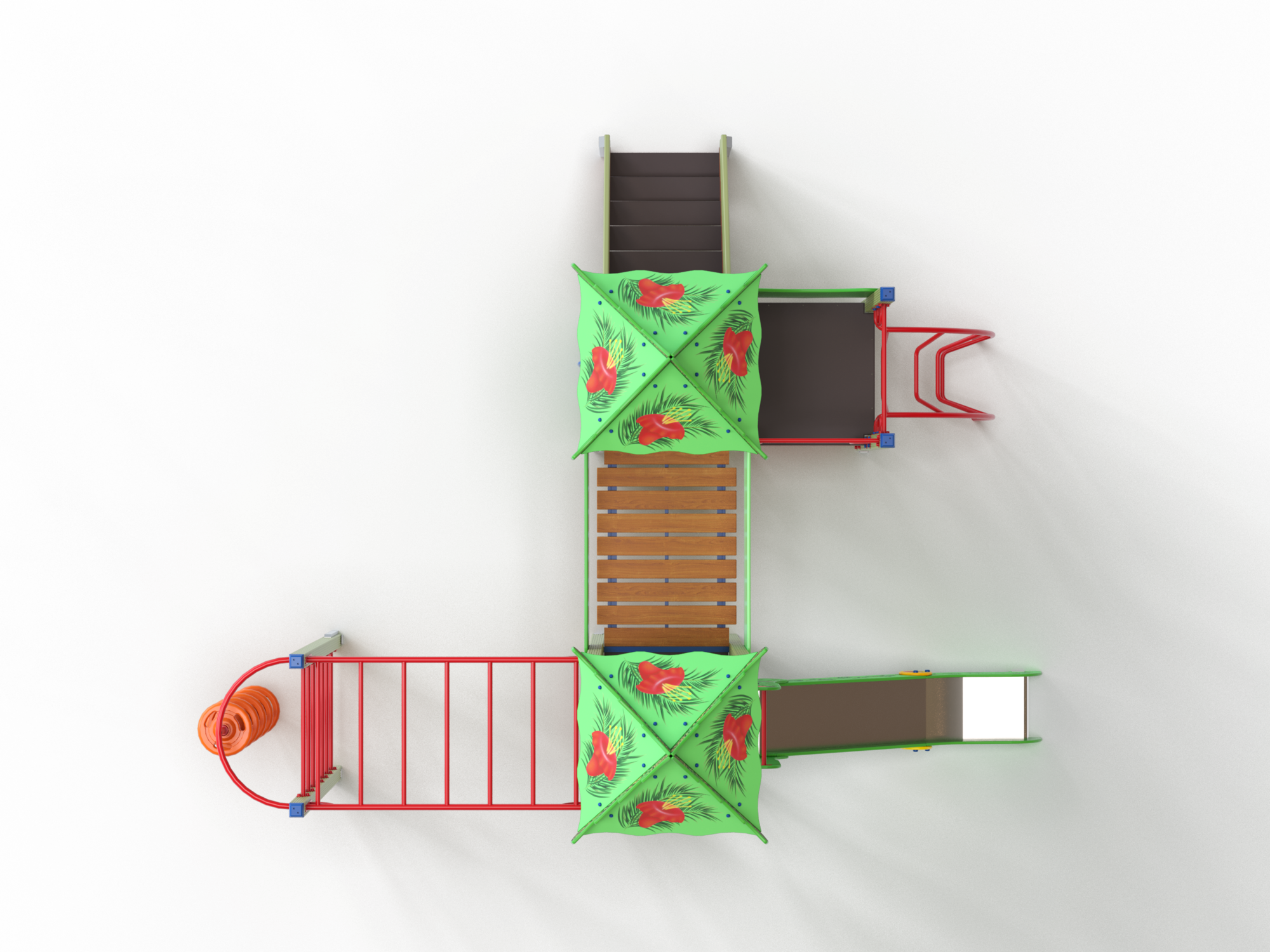 ДИК 2.41 Детский игровой комплекс Н=1200 мм