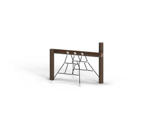 ДП 3.154 Комплекс мостик с сетками на бревнах