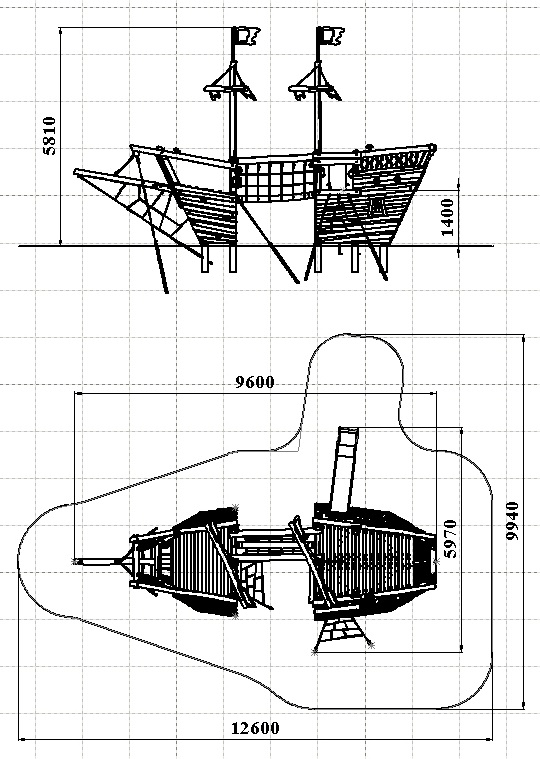 ДП 4.120-К Корабль исследователя средний