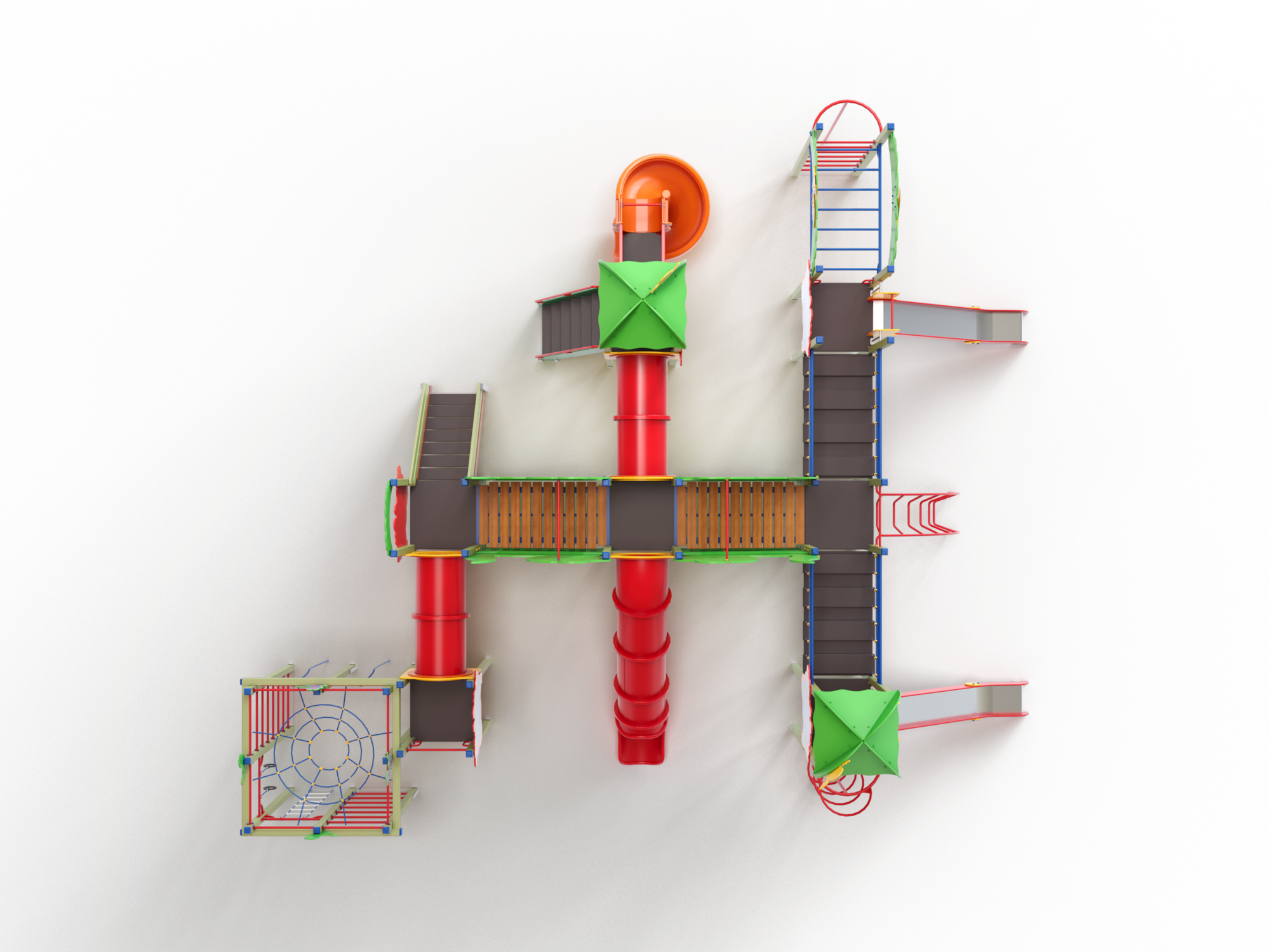 ДИК 9.203 Детский игровой комплекс Н=1500 мм,1800 мм