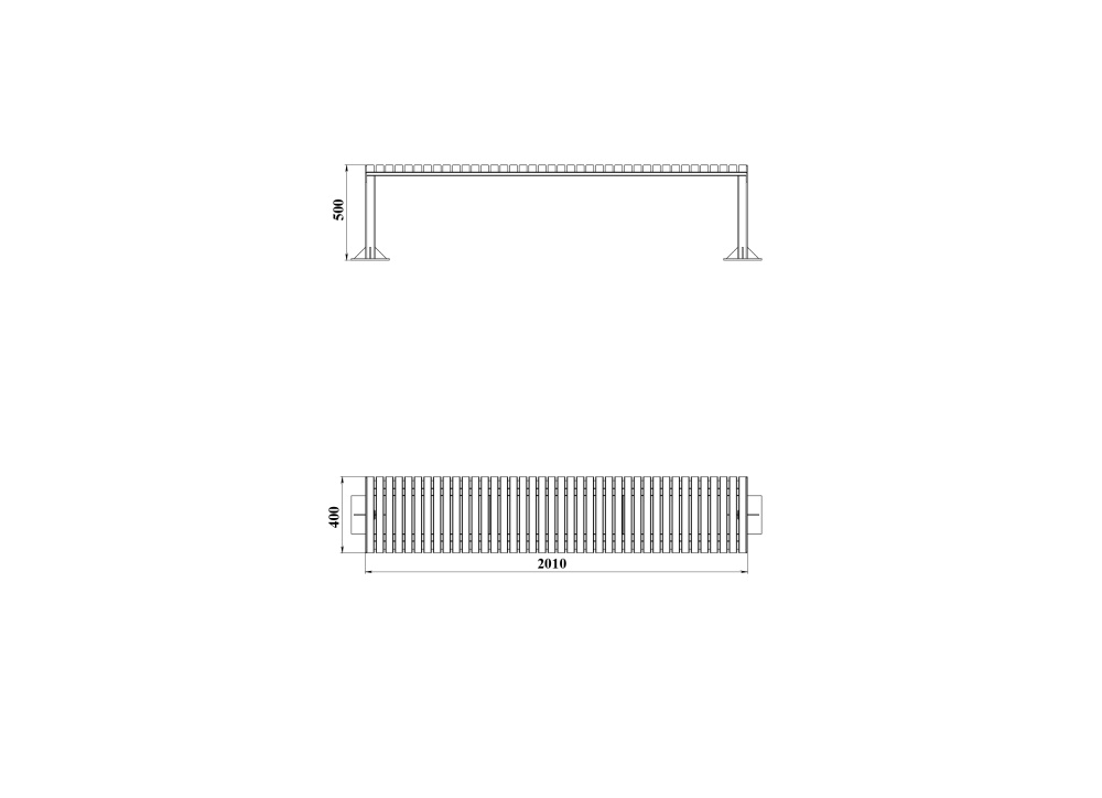 МФ 2.521.21 Скамейка 2 ДПК