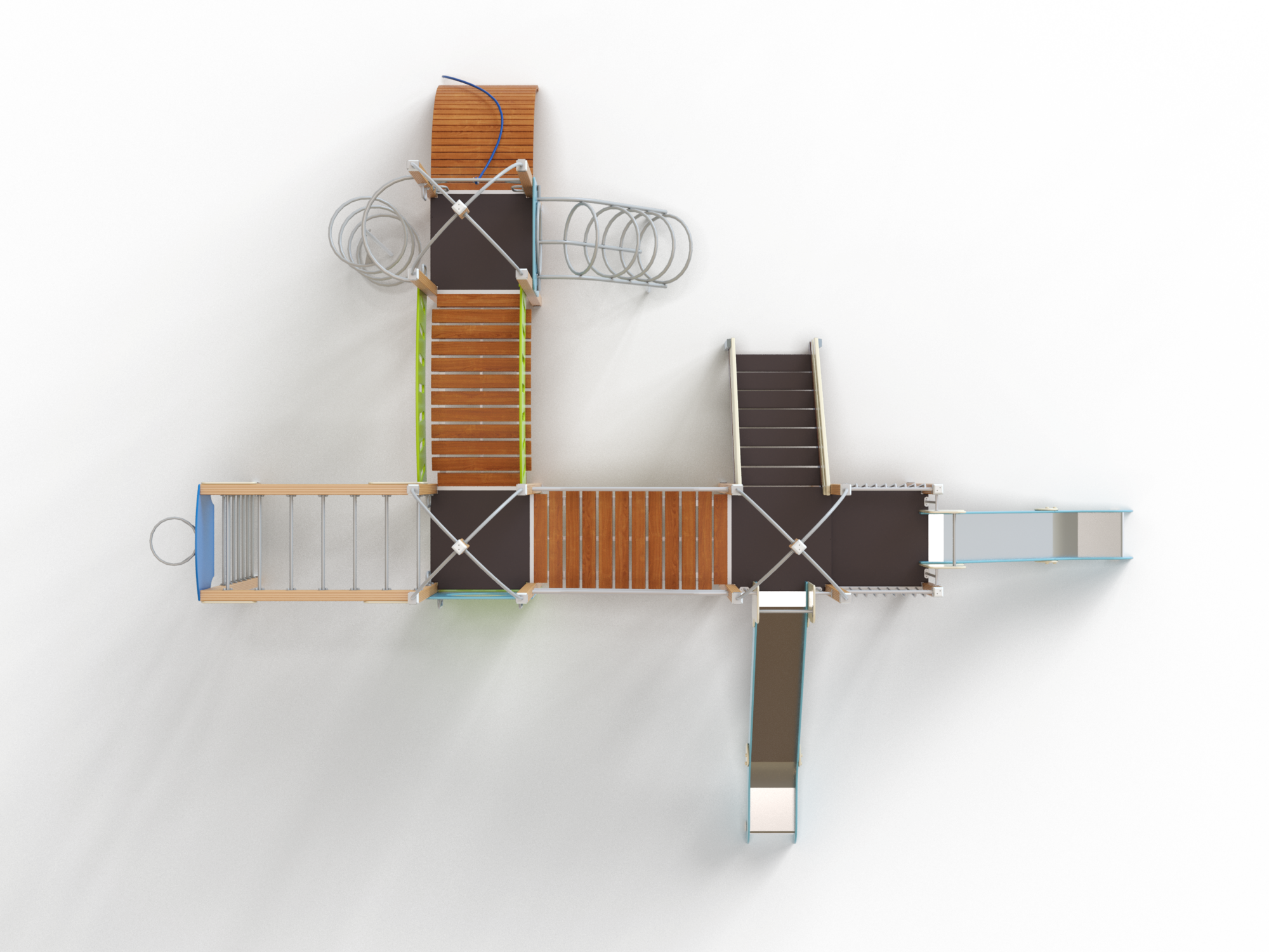 ДИК 3.167-ДПК Детский игровой комплекс Н=1200,1500 мм