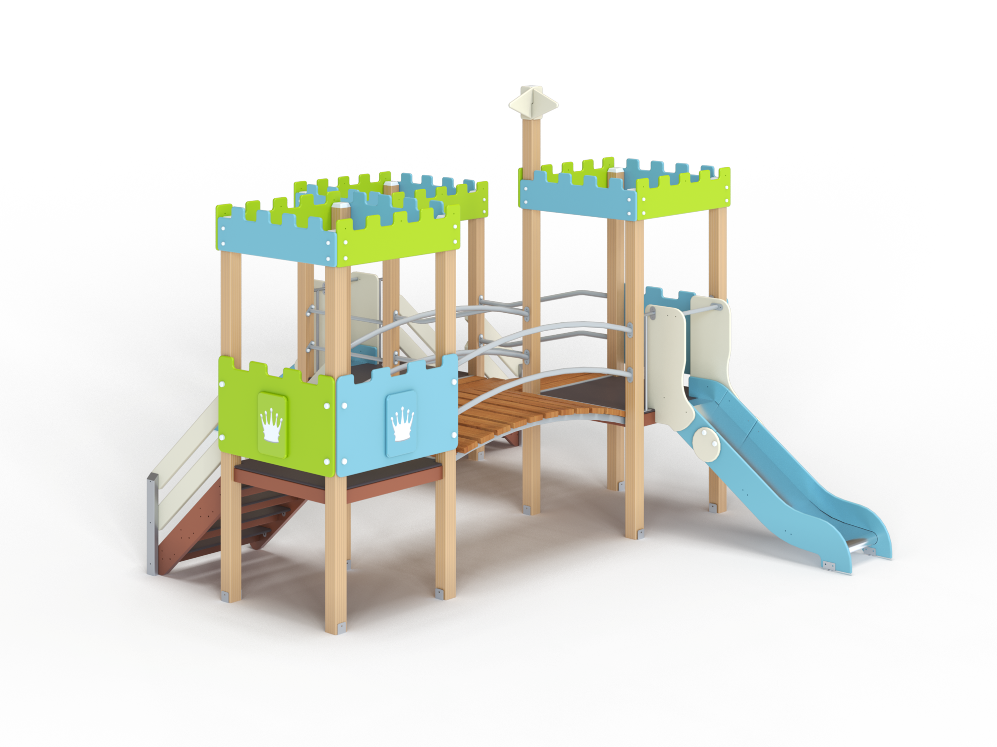 ДИК 3.175-ДПК Детский игровой комплекс Н=900 мм, Н=700 мм