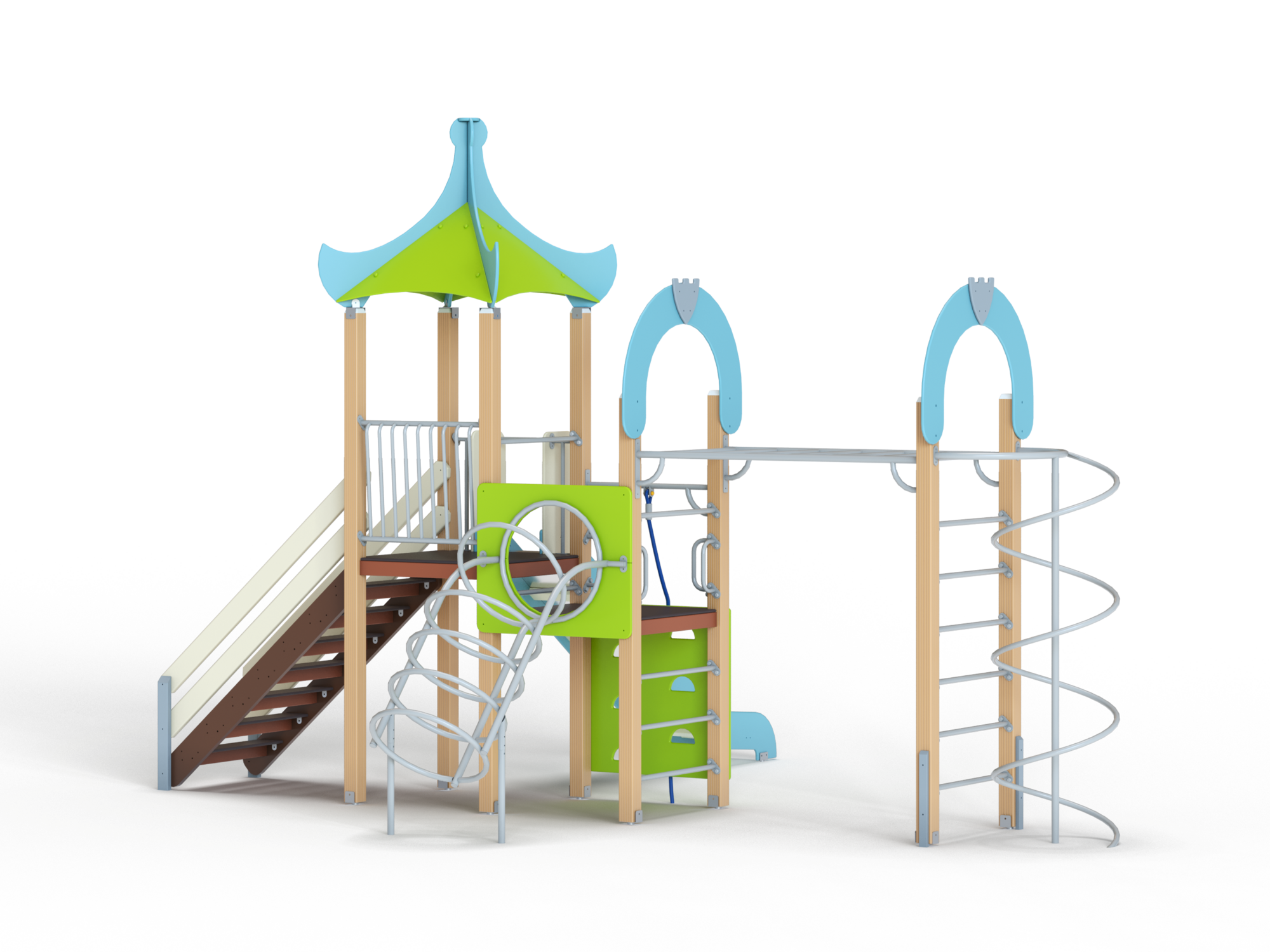 ДИК 1.251-ДПК Детский игровой комплекс Н=1500